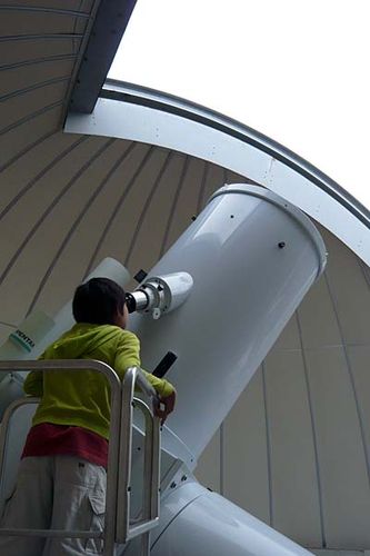 星の文化館の天体望遠鏡