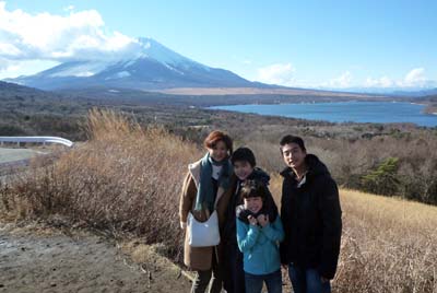 富士山と山中湖